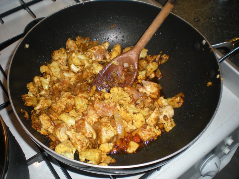 with cauliflower with cauliflower